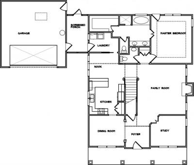 Home Plan - Main Level