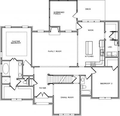 Home Plan - Main Level