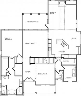 Home Plan - Main Level