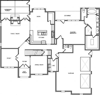 Home Plan - Main Level