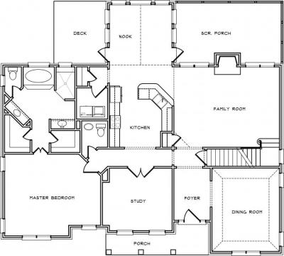 Home Plan - Main Level