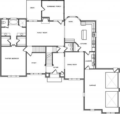 Home Plan - Main Level