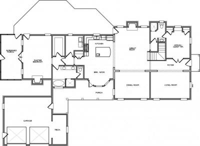 Home Plan - Main Level