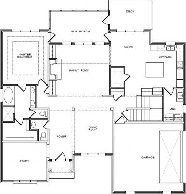 Home Plan - Main Level