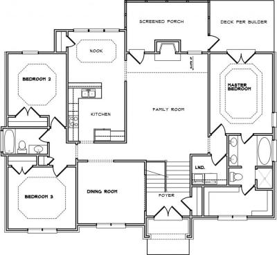 Home Plan - Main Level