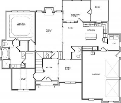 Home Plan - Main Level