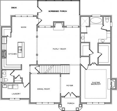 Home Plan - Main Level