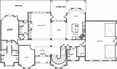 Home Plan - Main Level