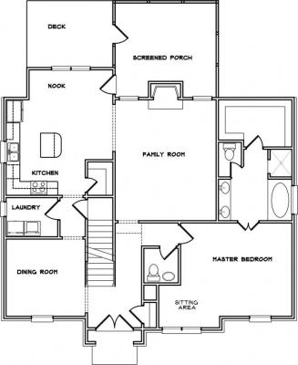 Home Plan - Main Level