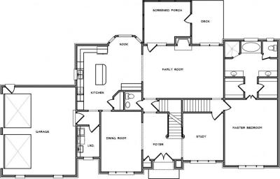 Home Plan - Main Level