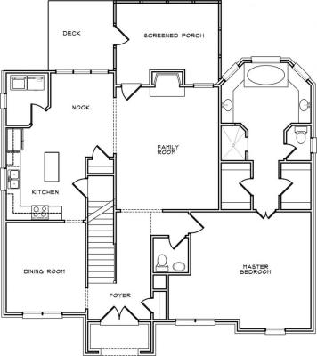 Home Plan - Main Level