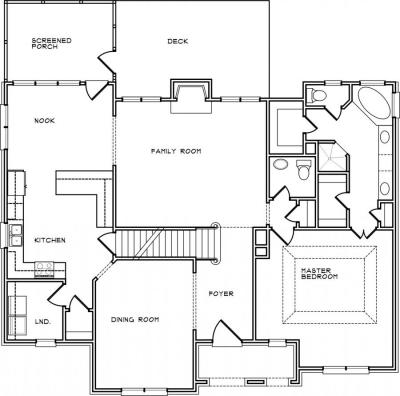 Home Plan - Main Level