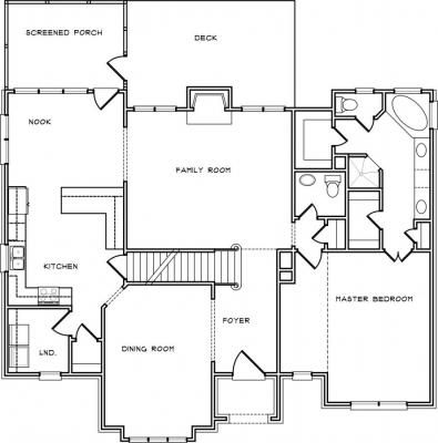 Home Plan - Main Level