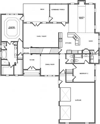 Home Plan - Main Level