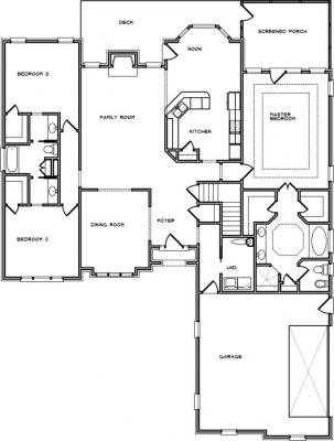 Home Plan - Main Level