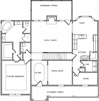 Home Plan - Main Level