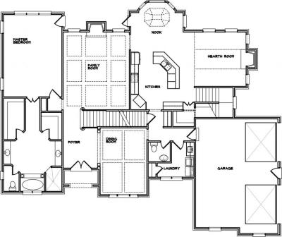 Home Plan - Main Level