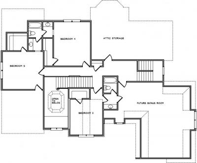 Home Plan - Second Level