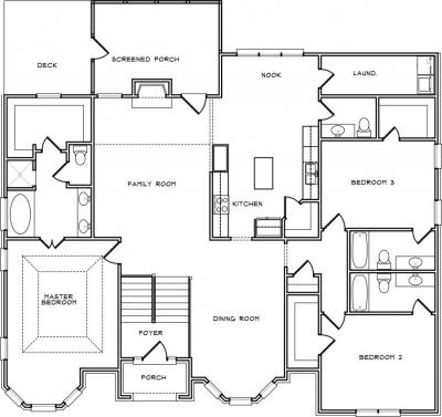 Home Plan - Main Level