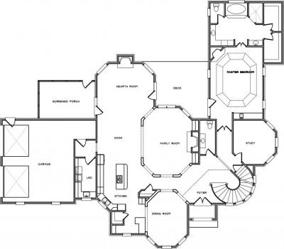 Home Plan - Main Level