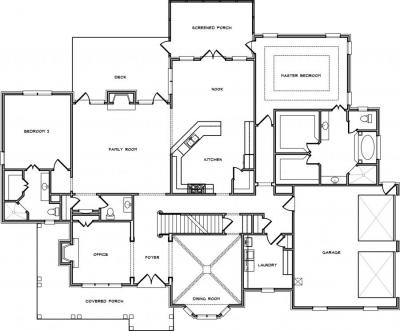 Home Plan - Main Level