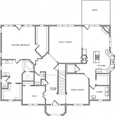 Home Plan - Main Level