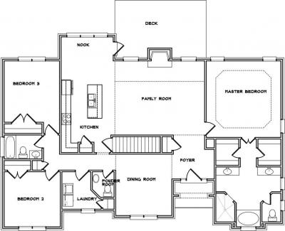 Home Plan - Main Level