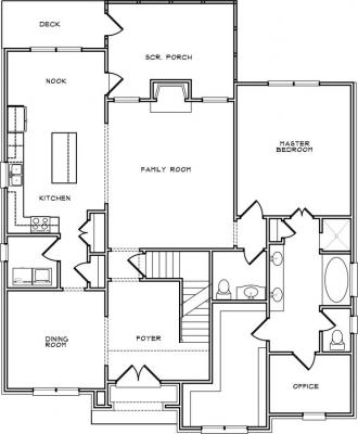 Home Plan - Main Level