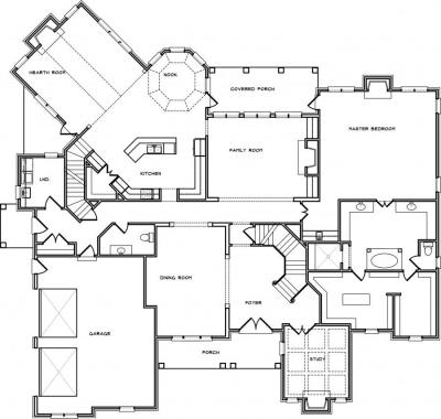 Home Plan - Main Level