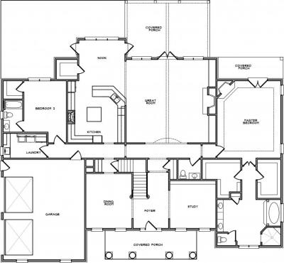 Home Plan - Main Level