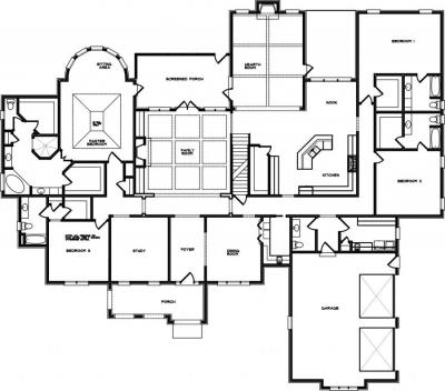 Home Plan - Main Level