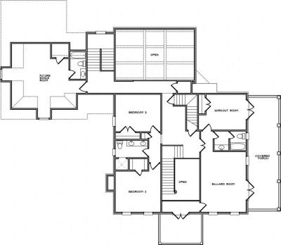 Home Plan - Second Level