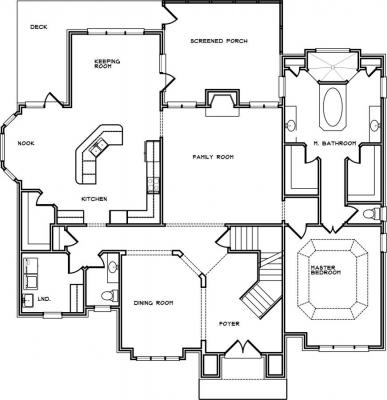 Home Plan - Main Level