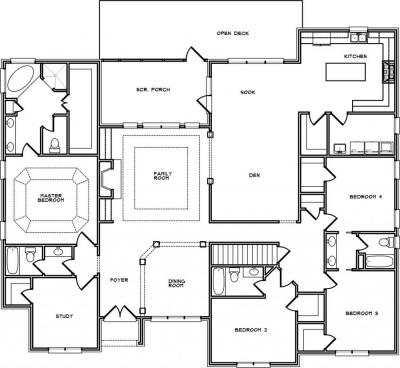 Home Plan - Main Level