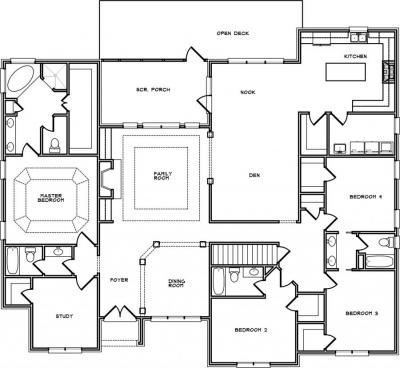 Home Plan - Main Level