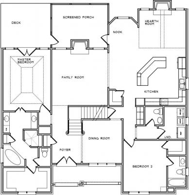 Home Plan - Main Level