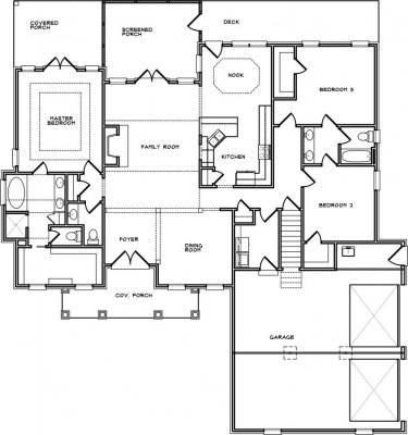 Home Plan - Main Level