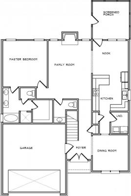 Home Plan - Main Level