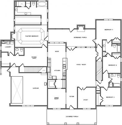 Home Plan - Main Level