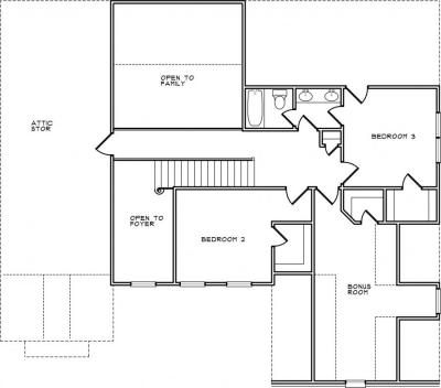 Home Plan - Second Level