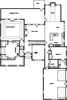 Home Plan - Main Level