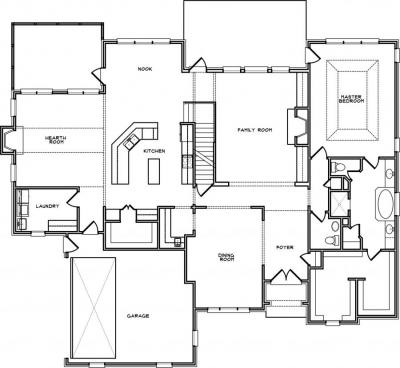 Home Plan - Main Level