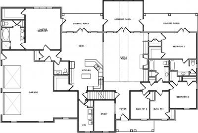 Home Plan - Main Level