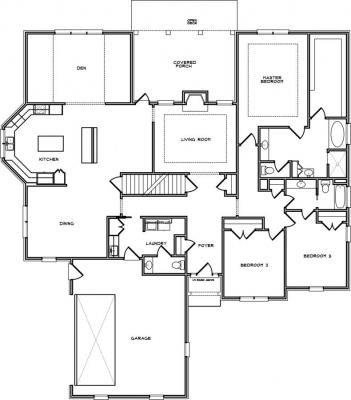 Home Plan - Main Level