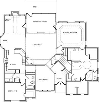 Home Plan - Main Level