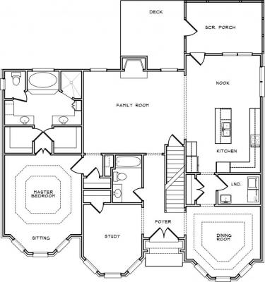 Home Plan - Main Level