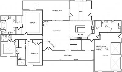 Home Plan - Main Level