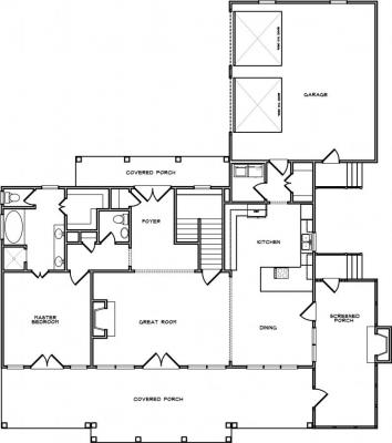 Home Plan - Main Level