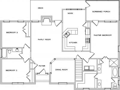 Home Plan - Main Level