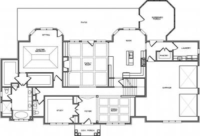 Home Plan - Main Level